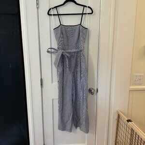 J Crew Pin Striped Navy/White Jumper in Size 2